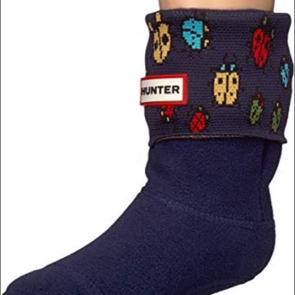 Hunter Other - New! Hunter Kids Boot Socks, Ladybird Print, L